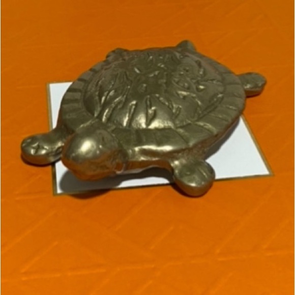 Decorative Brass Turtle - Picture 2 of 5